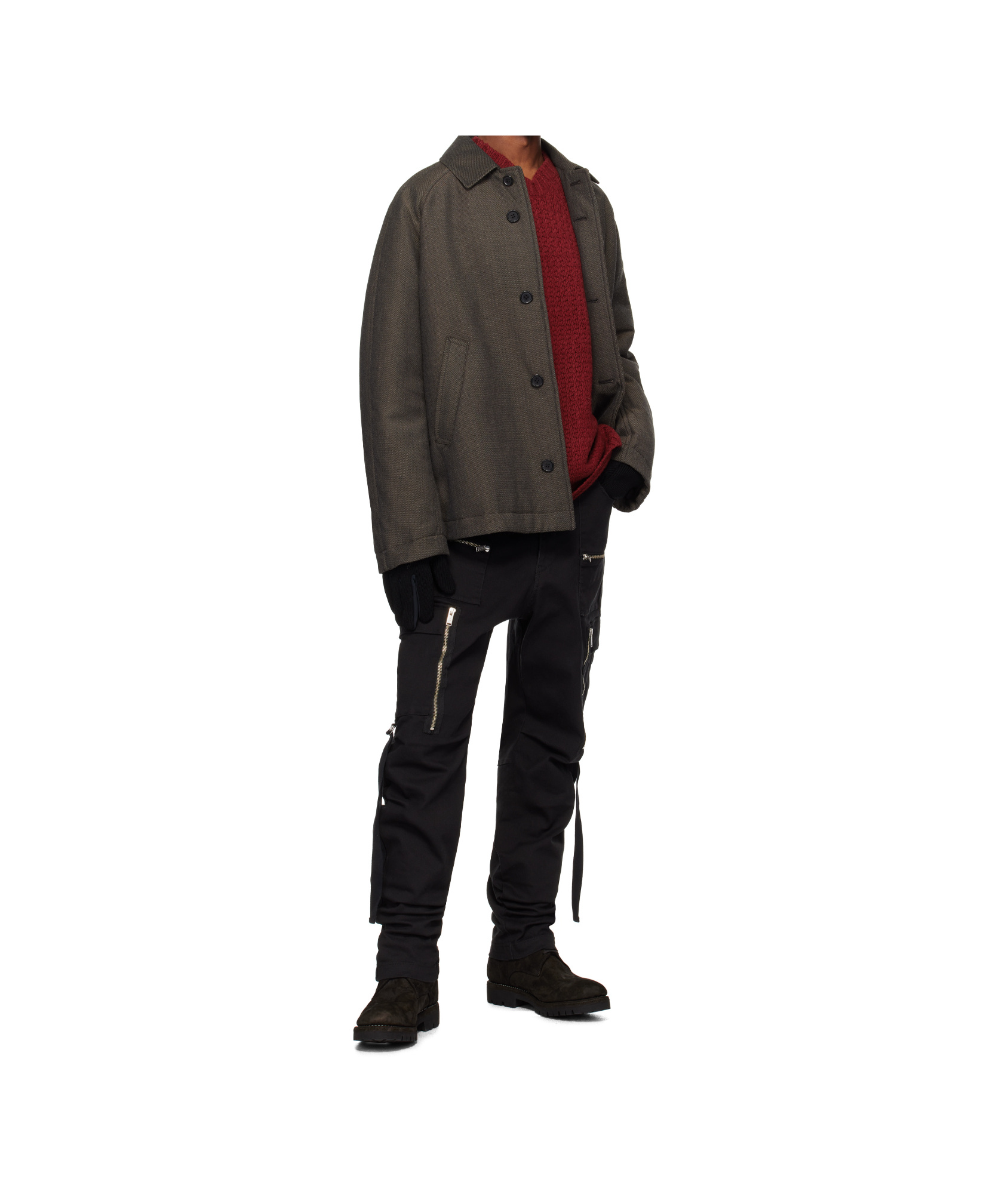 Undercover Long-sleeved Casual Jacket In Black