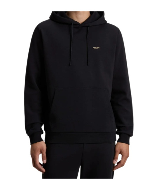 Woolrich Stretch Cotton Blend Sweatshirt With Logo In Multi