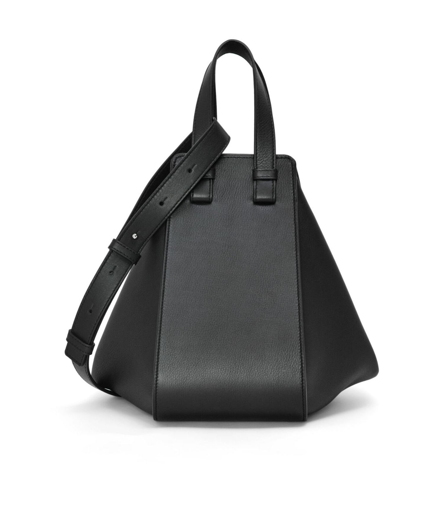 Loewe Small Cubi Anagram Jacquard Canvas And Leather Shoulder Bag In Black