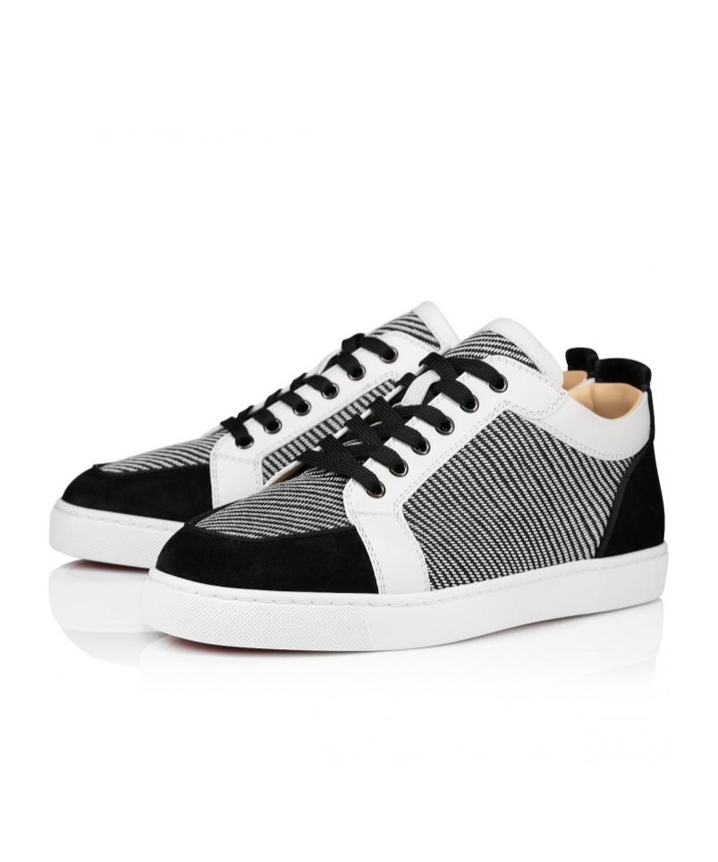 Christian Louboutin Rantulow Low Top Sneakers In Black