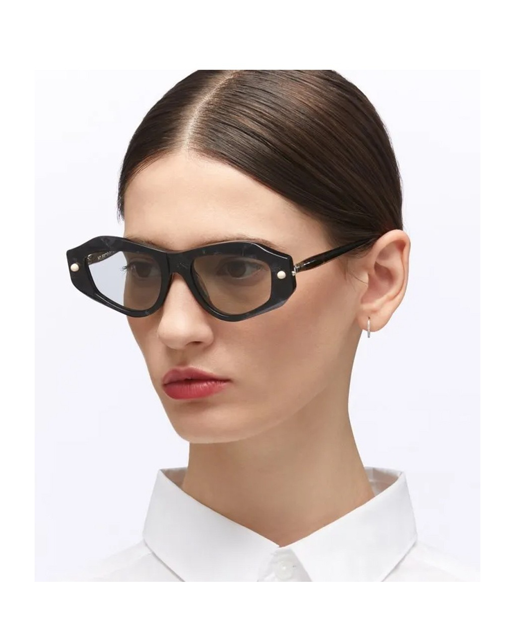 Kuboraum Full Frame Sunglasses In White