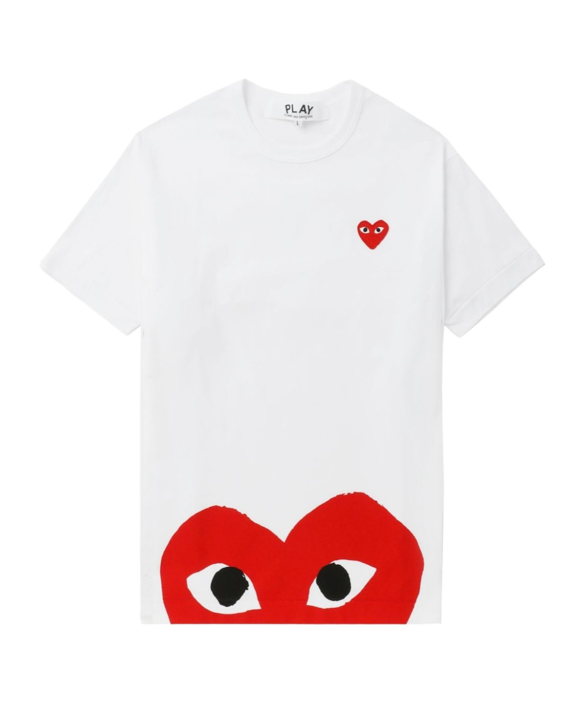 Comme Des Garçons Short-sleesleeved T-shirt In White
