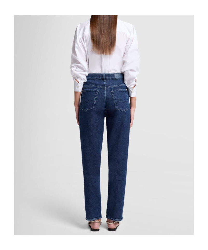 7 For All Mankind Belt-loop Jeans In Blue