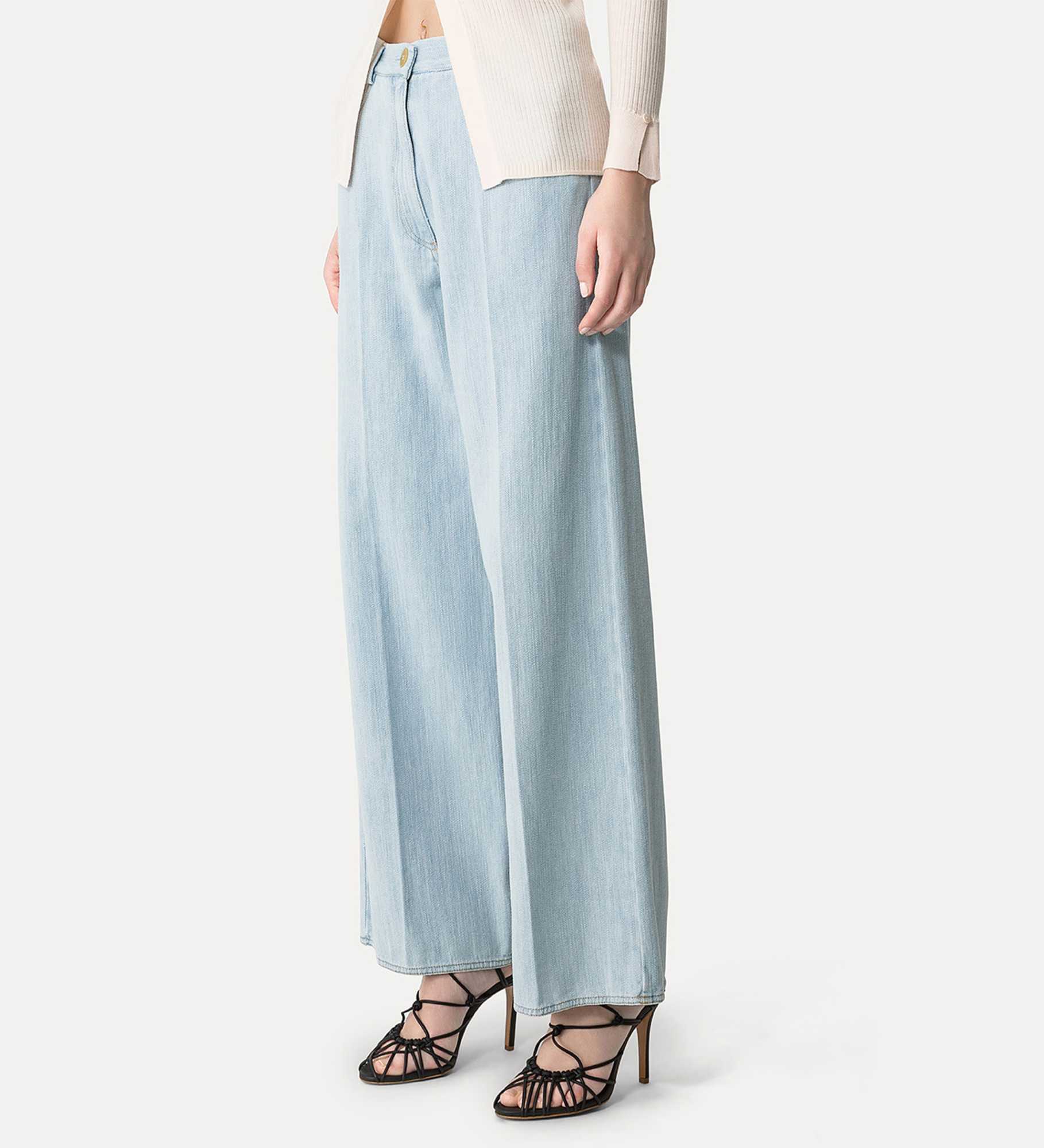 FORTE FORTE BELT-LOOP JEANS