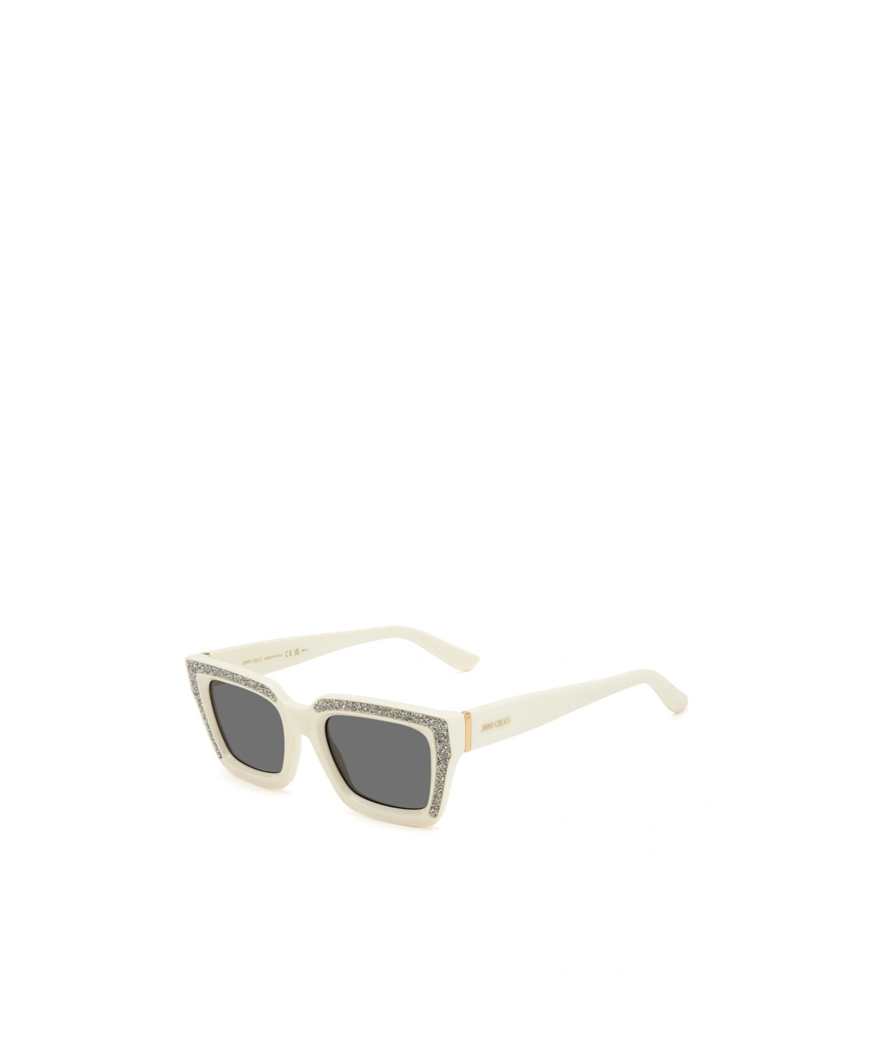 Jimmy Choo Eyewear Rectangular Frame Sunglasses In Gray