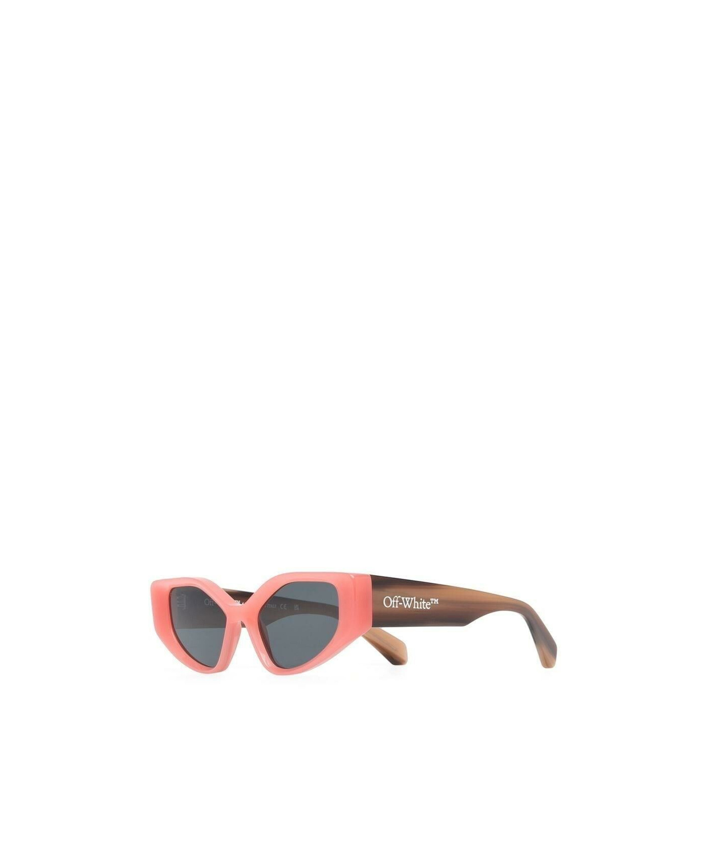 Off-white Logo Sunglasses In Multicolor
