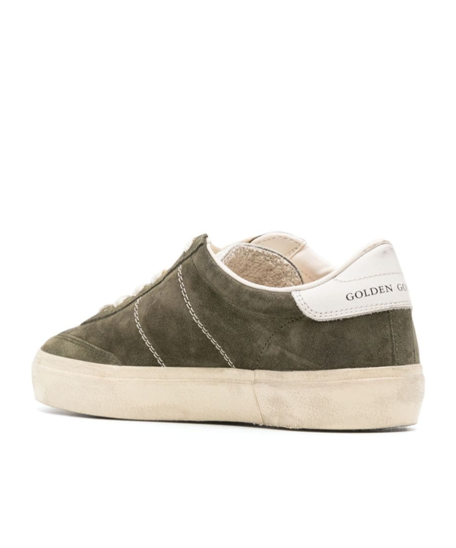 Golden Goose Soul Star Suede Low-top Sneakers In Nude