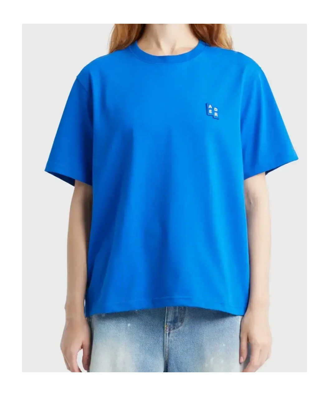 Ader Error Trs Tag T-shirt In Blue