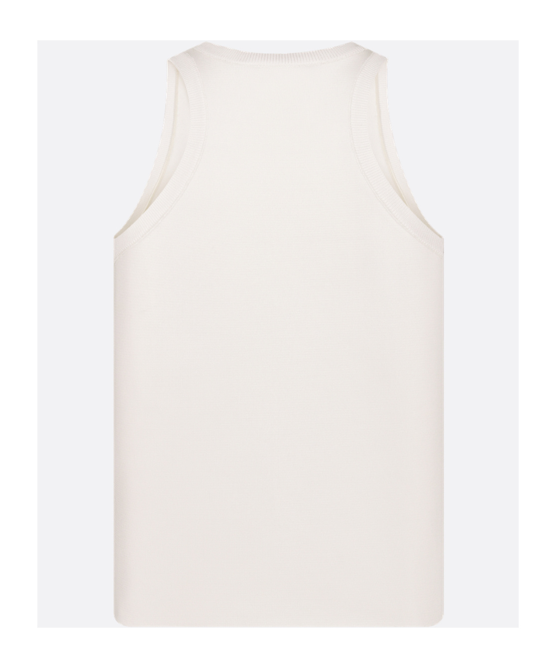 Dior Crew Neck Vest In Off White