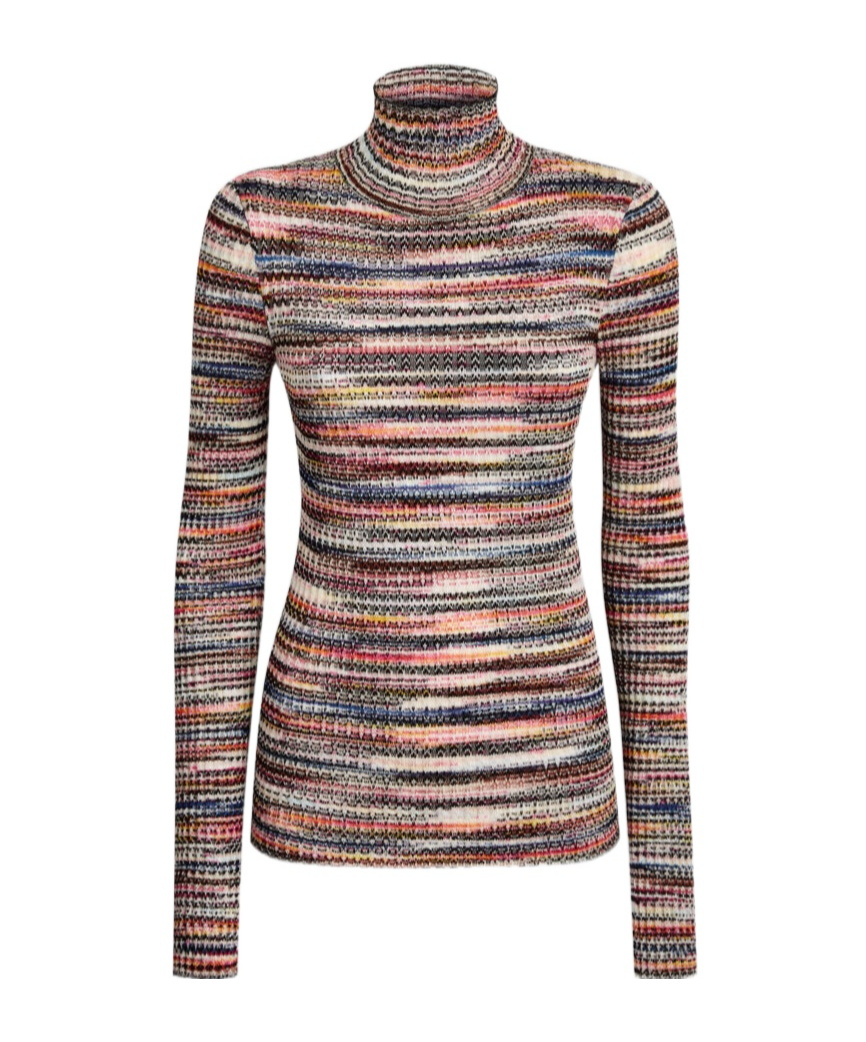 Shop Missoni Striped Sweater In Multicolor