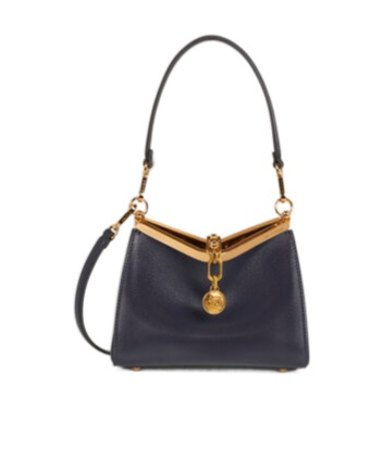Etro Vela Logo Charm Mini Shoulder Bag In Black