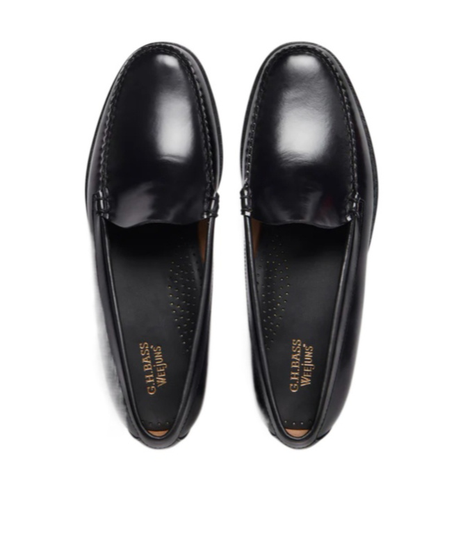 G.h. Bass & Co. Weejuns Venetian Loafers In Black