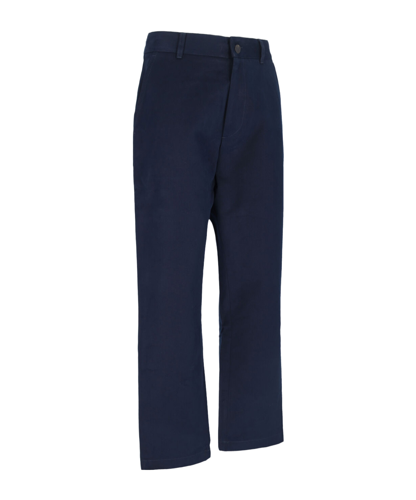 Studio Nicholson Straight Leg Trousers With Pockets And Loops In Black