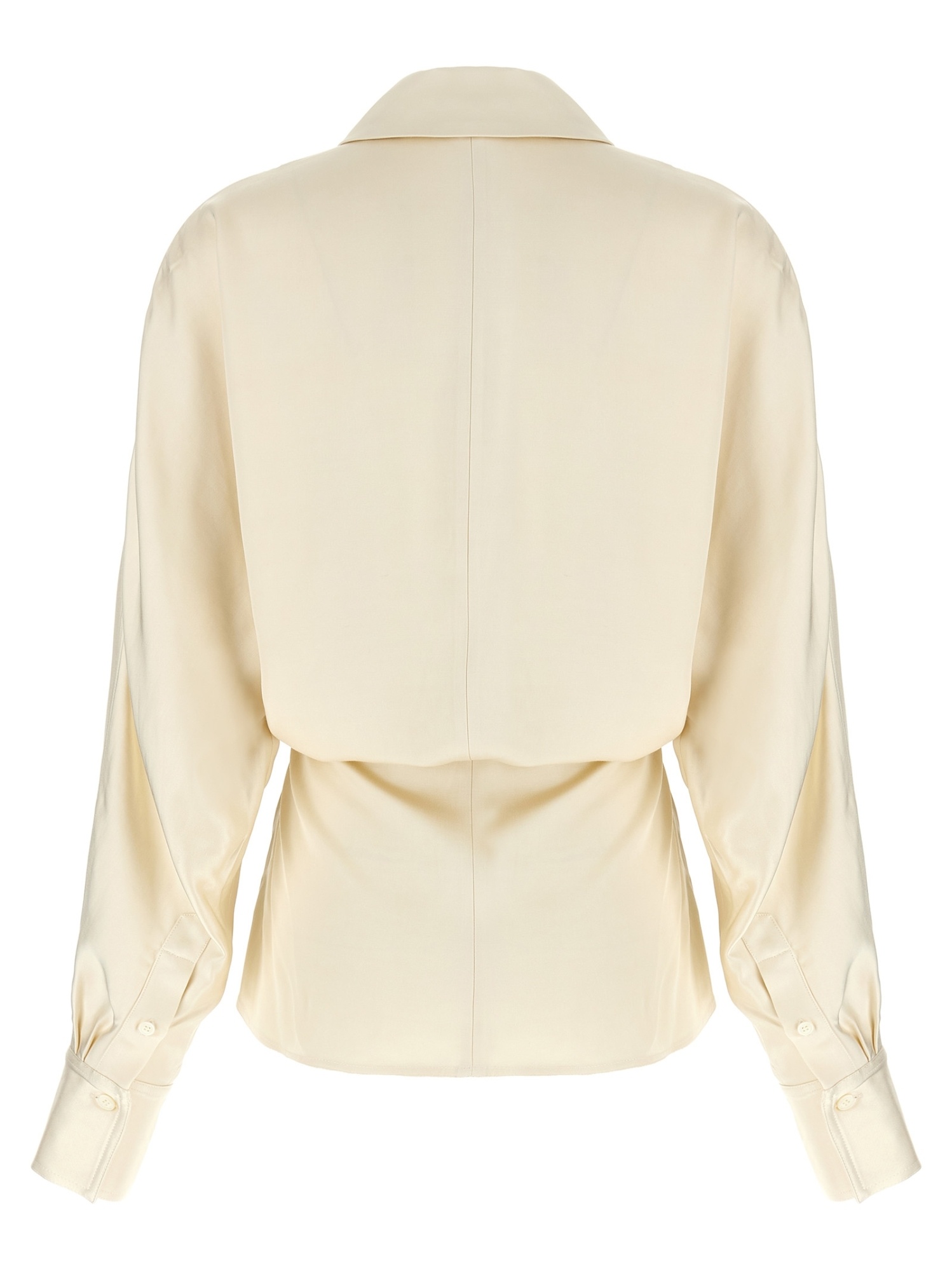 Totême Wrap-style Shirt In Neutral