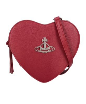 Vivienne Westwood Louise Heart Zipper Shoulder Bag