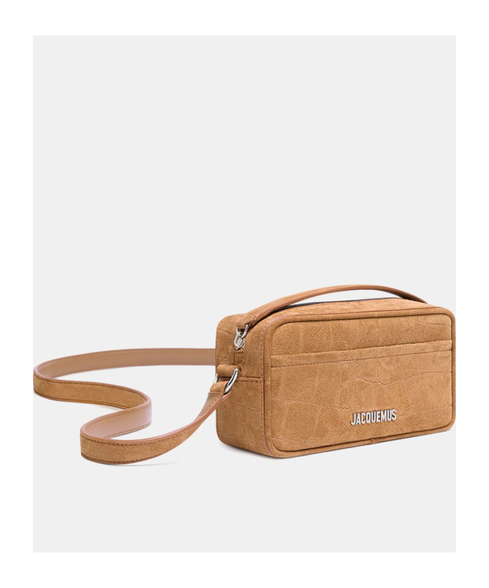 Jacquemus Logo Camera Bag In Brown