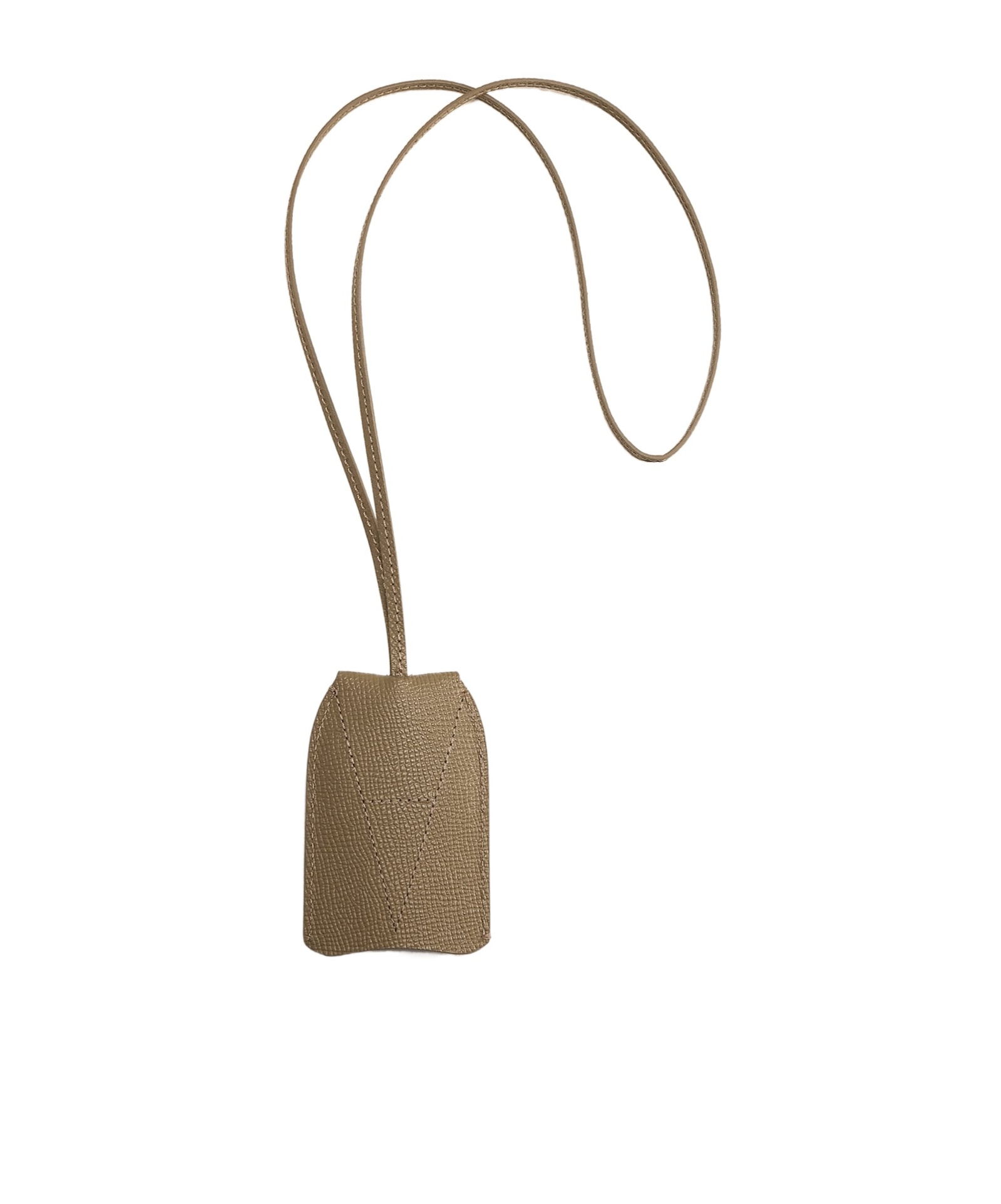 Ami Alexandre Mattiussi Logo Keychain In Brown