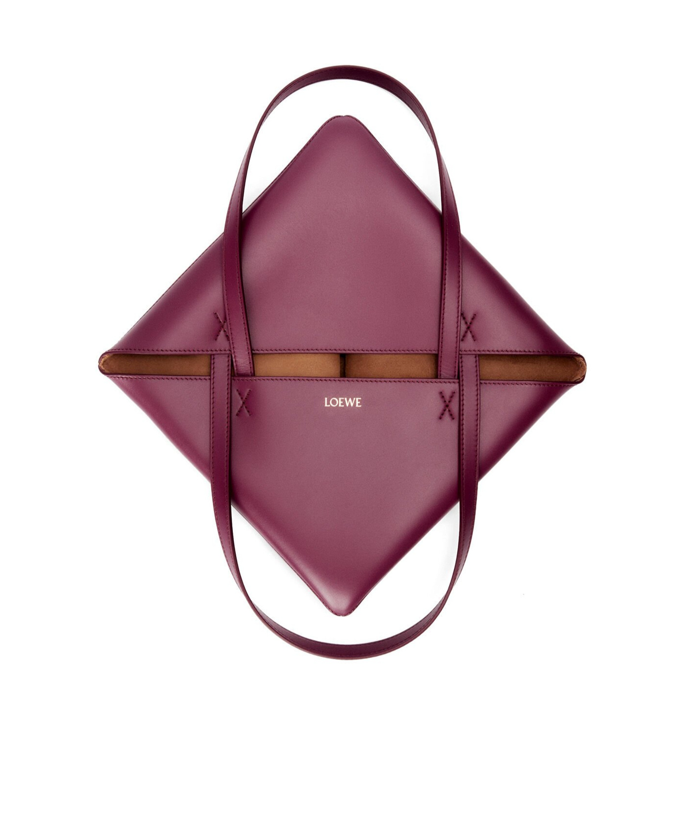 Loewe Puzzle Fold Shoulder Bag In Red