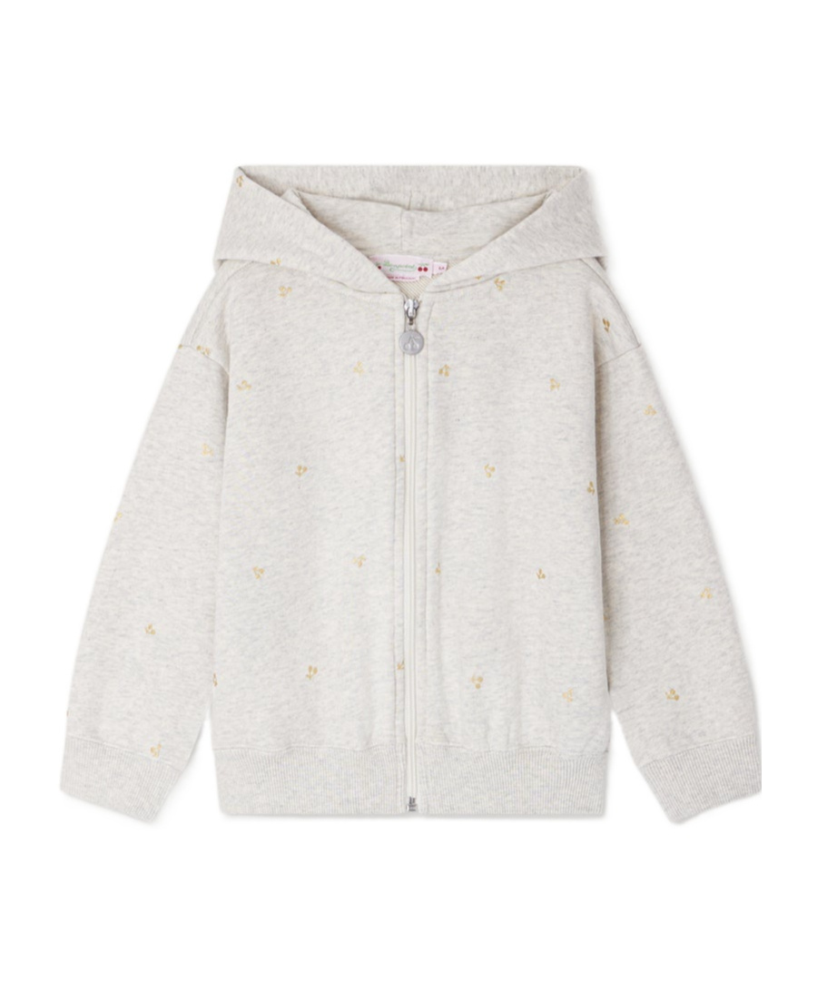 Bonpoint Talent Printed Hoodie In White