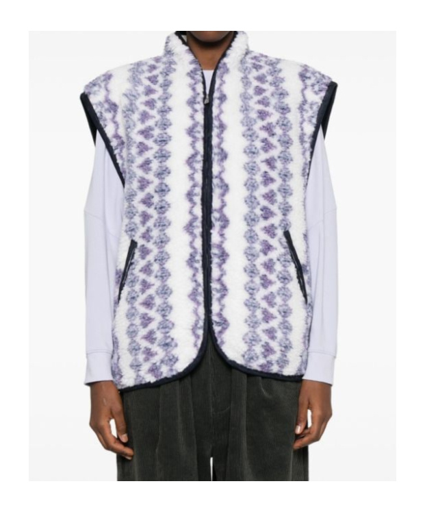 Shop Isabel Marant Étoile Zippered Vest In White