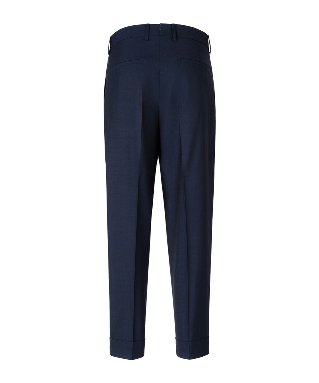 Berwich Tailored Oversized Pants With Classic Waistband In Black