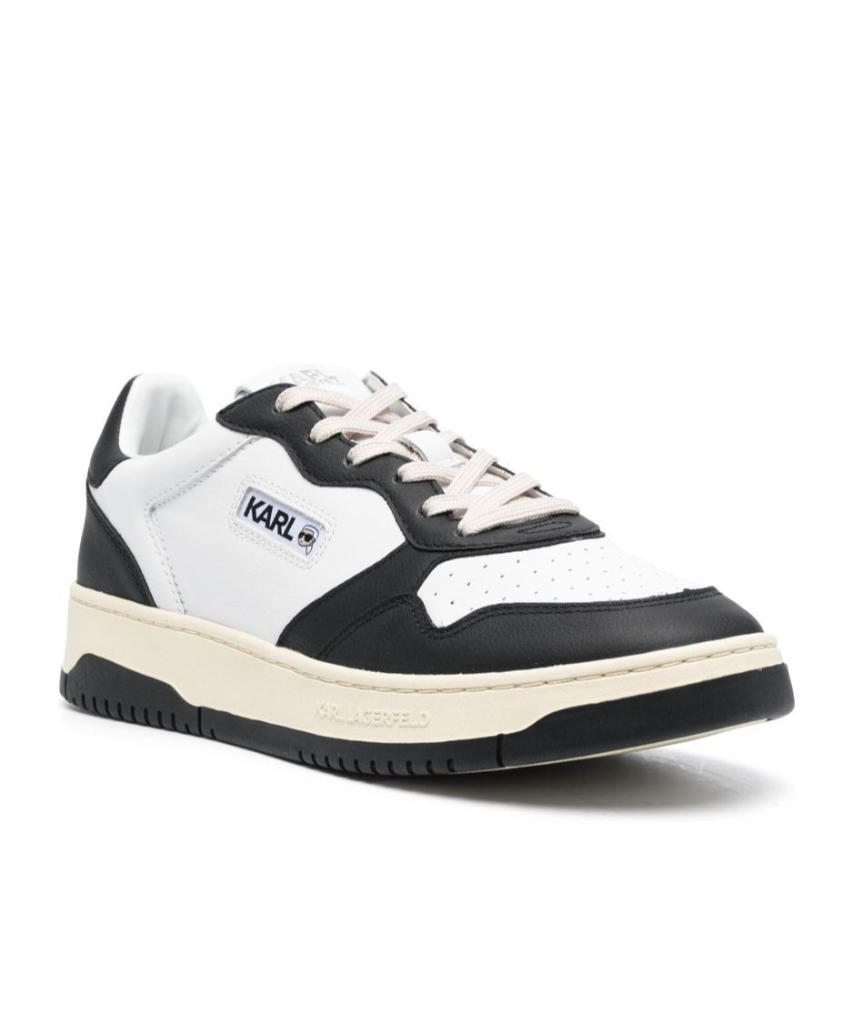 Shop Karl Lagerfeld Krew Kl Kounter Sneakers In White