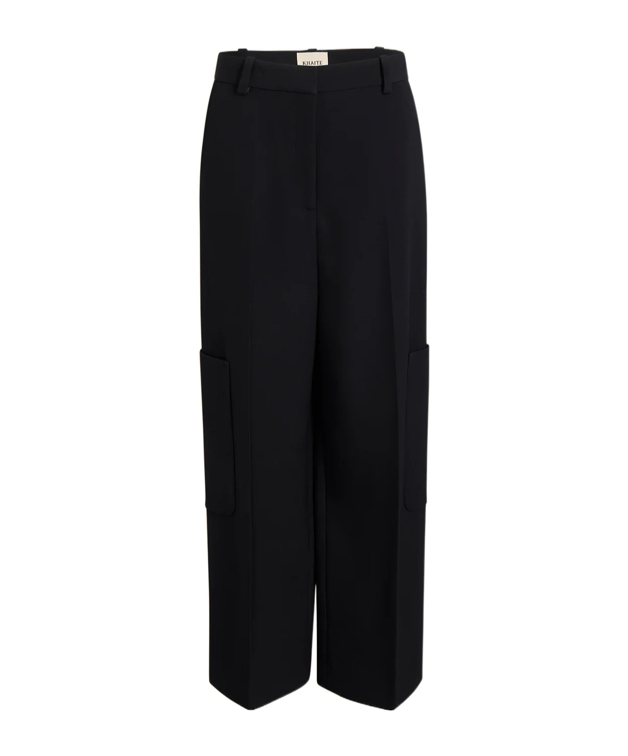 Khaite High-waist Design Casual Pants In Black