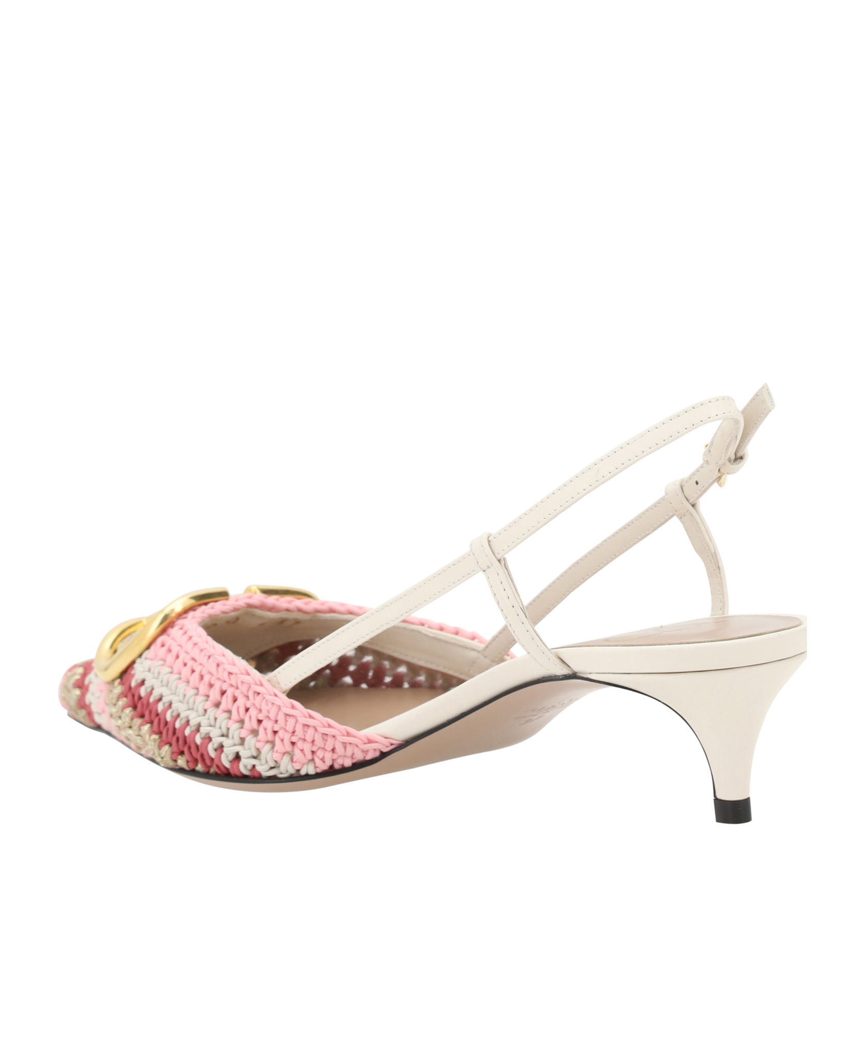 Valentino Slingback-pumps Vlogo Signature 40 In Nude