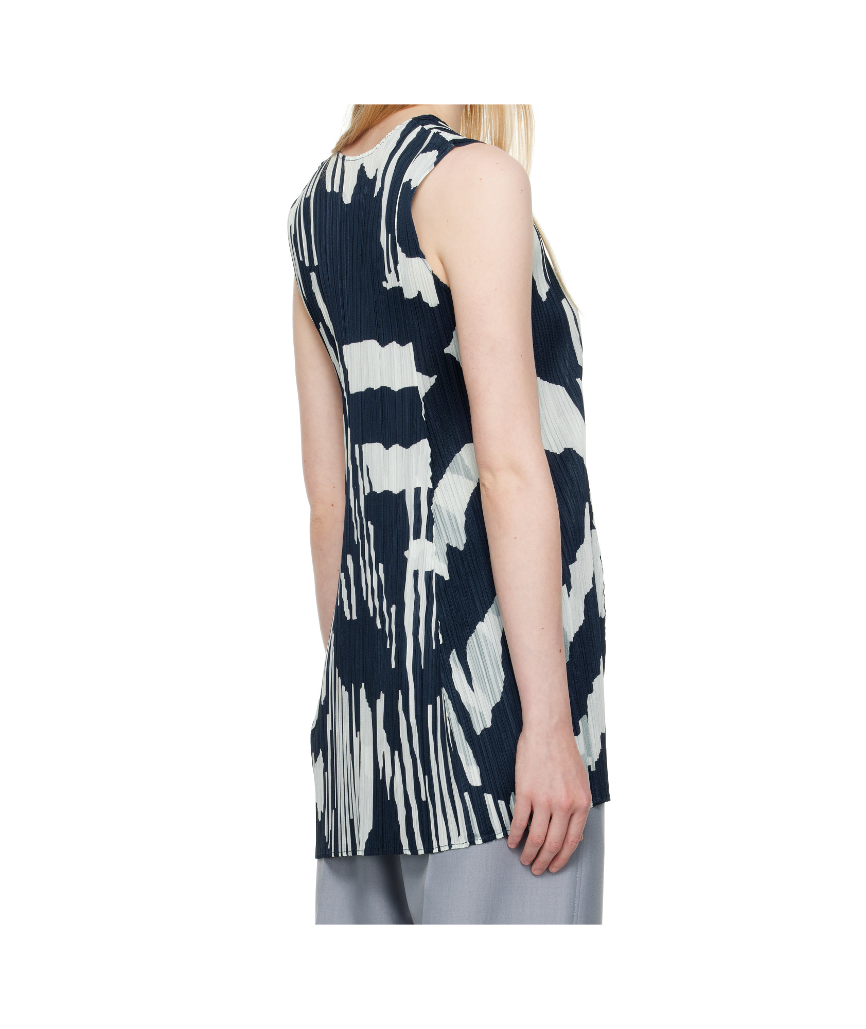 Issey Miyake Sleeveless Tops In Blue