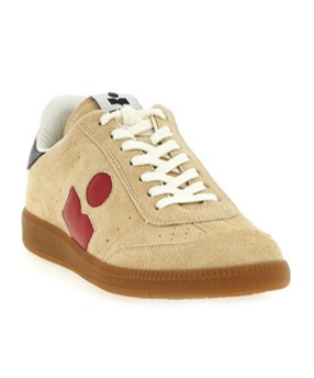 Isabel Marant Suede Luxe Sneakers Rubber Sole In Beige