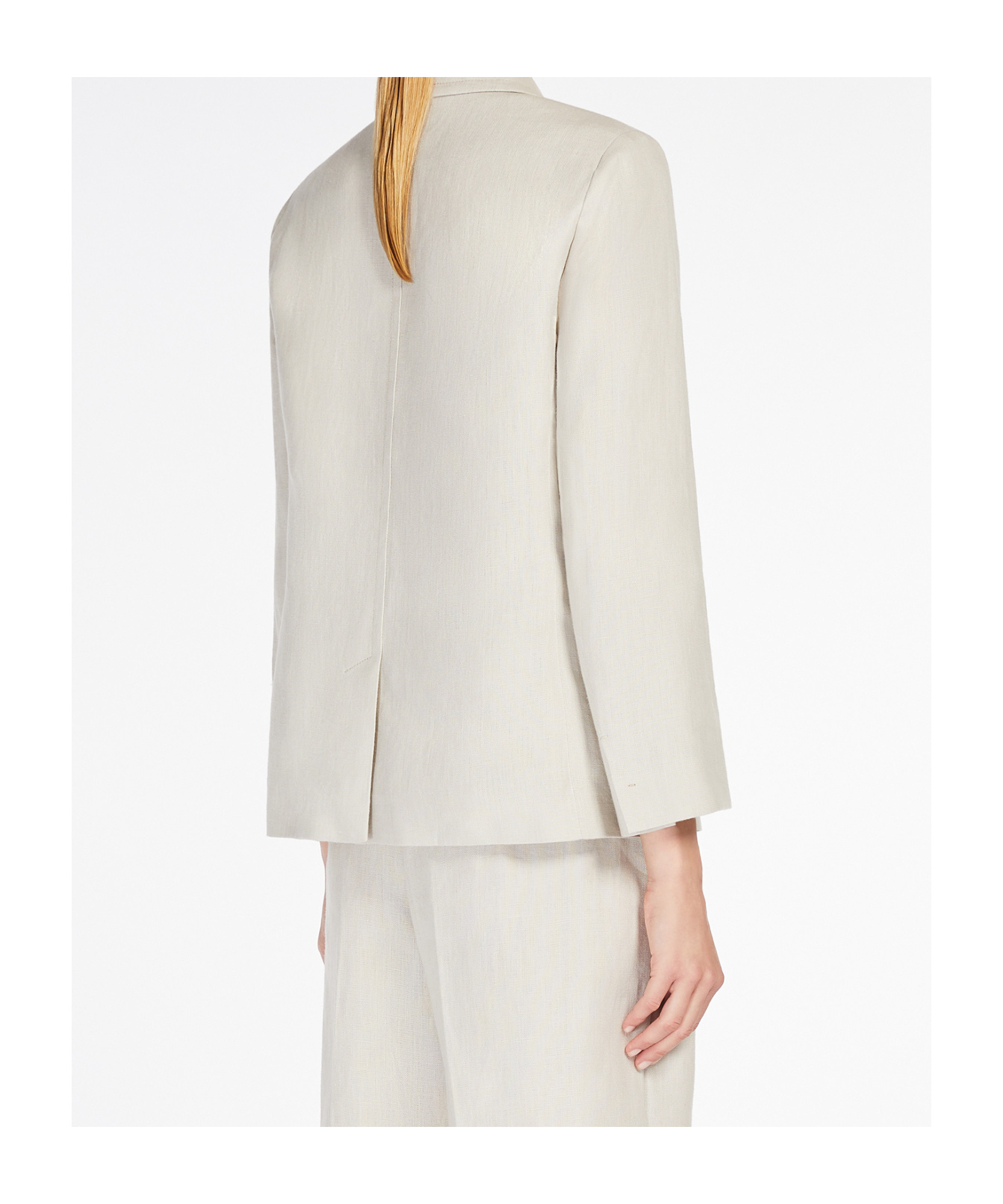 MAX MARA HEAVY LINEN CANVAS JACKET