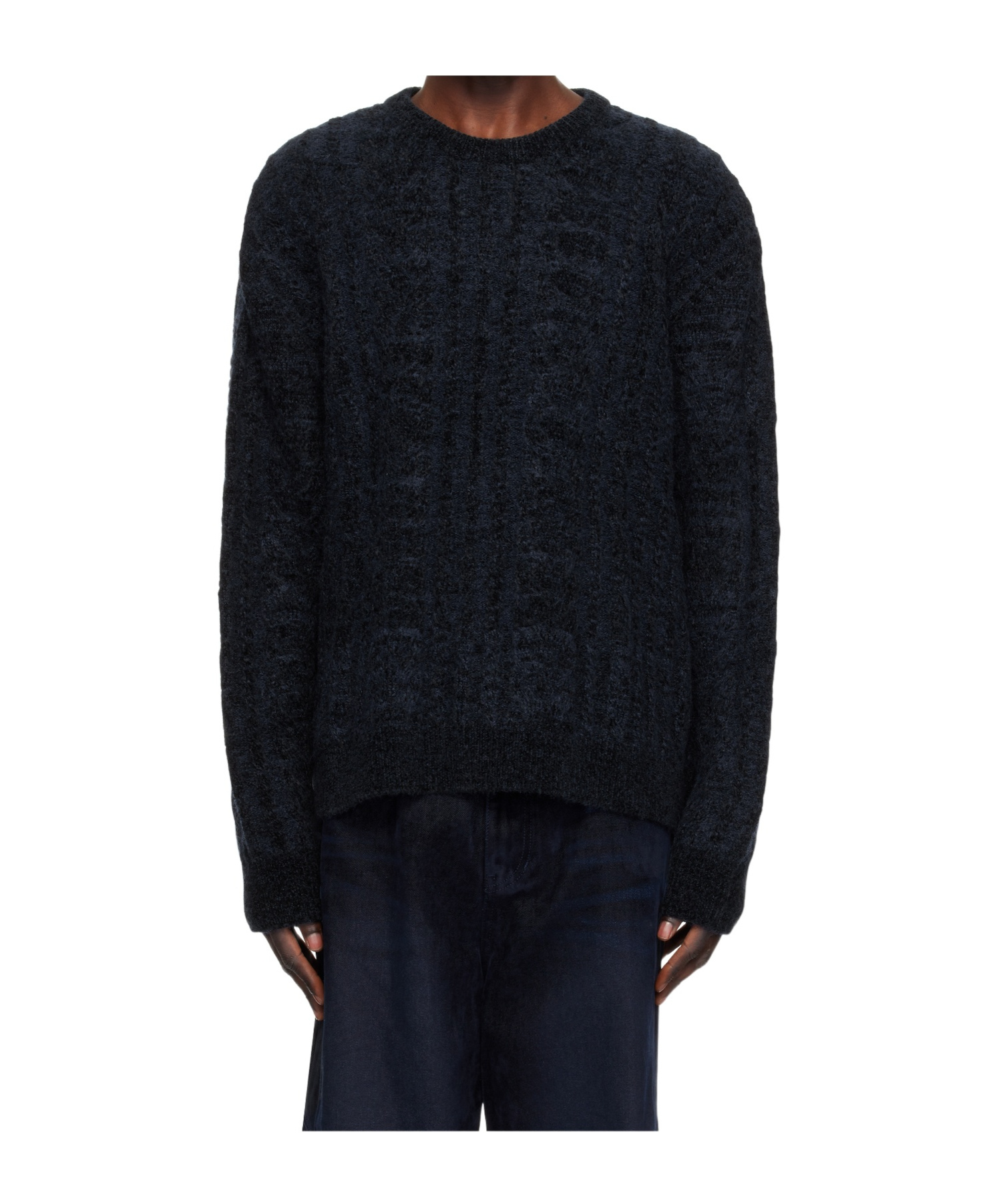 Wooyoungmi Long-sleeved Sweater In Black