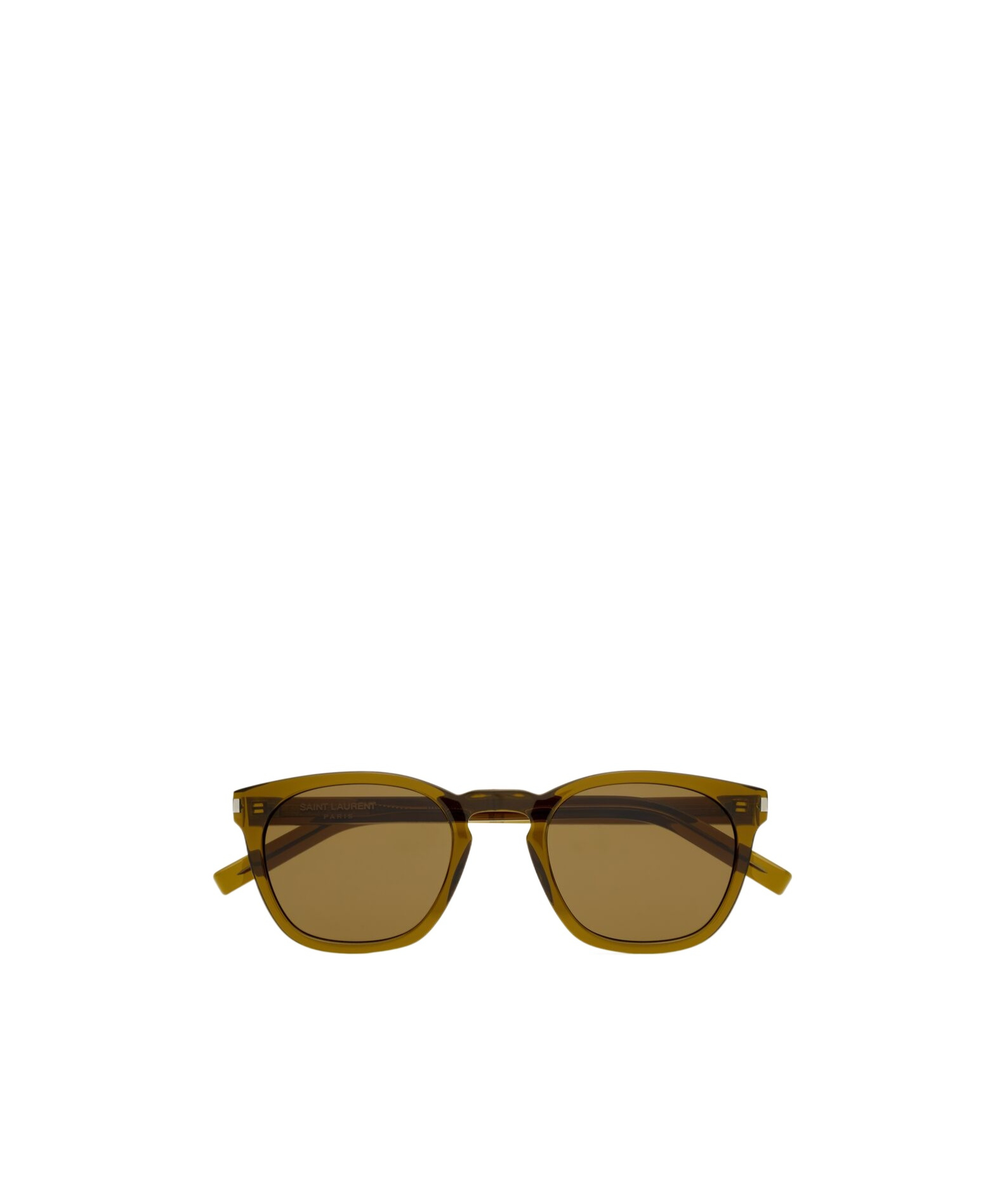Saint Laurent Full Frame Sunglasses In Green