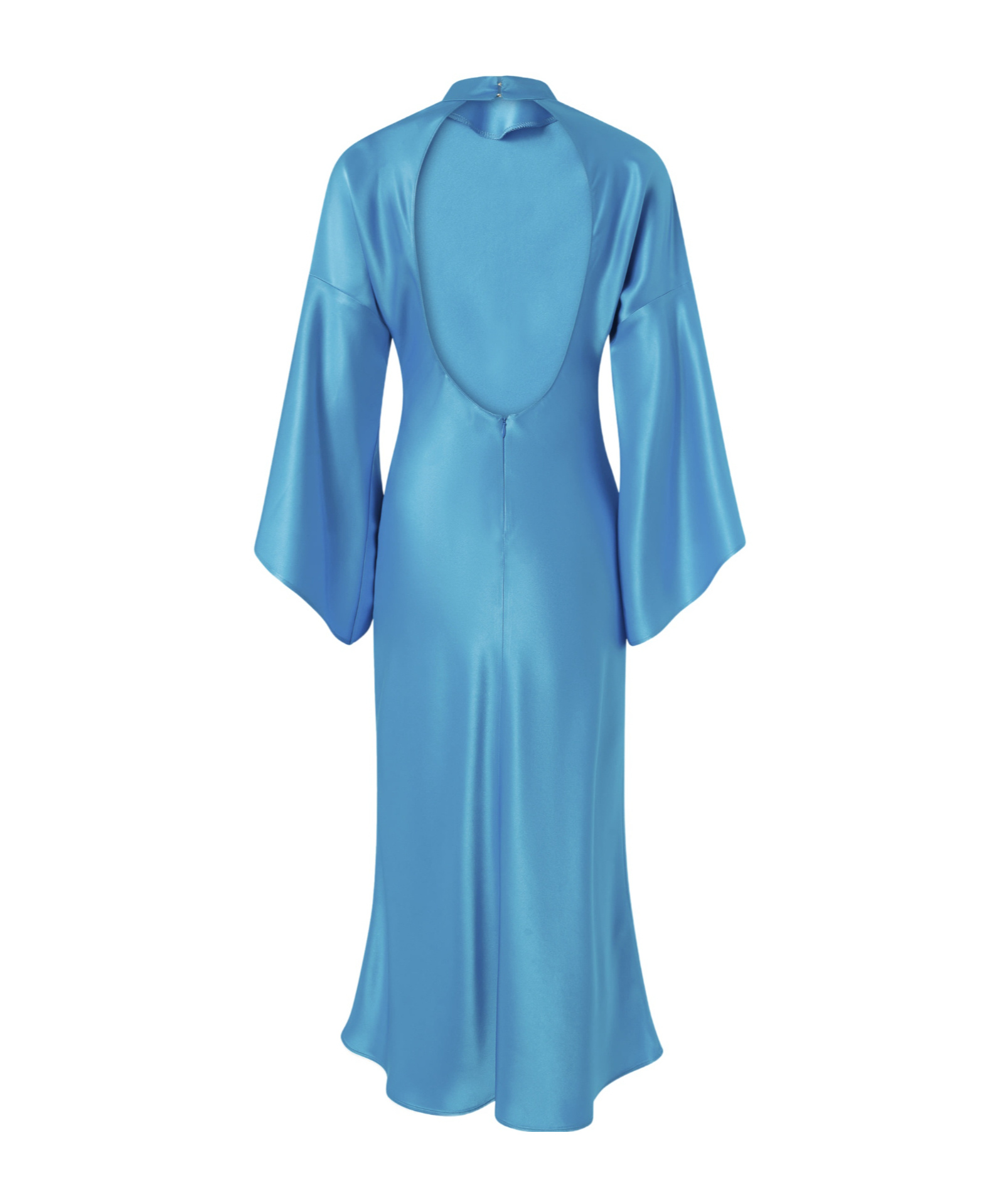 Pinko Long Sleeve Dress In Blue