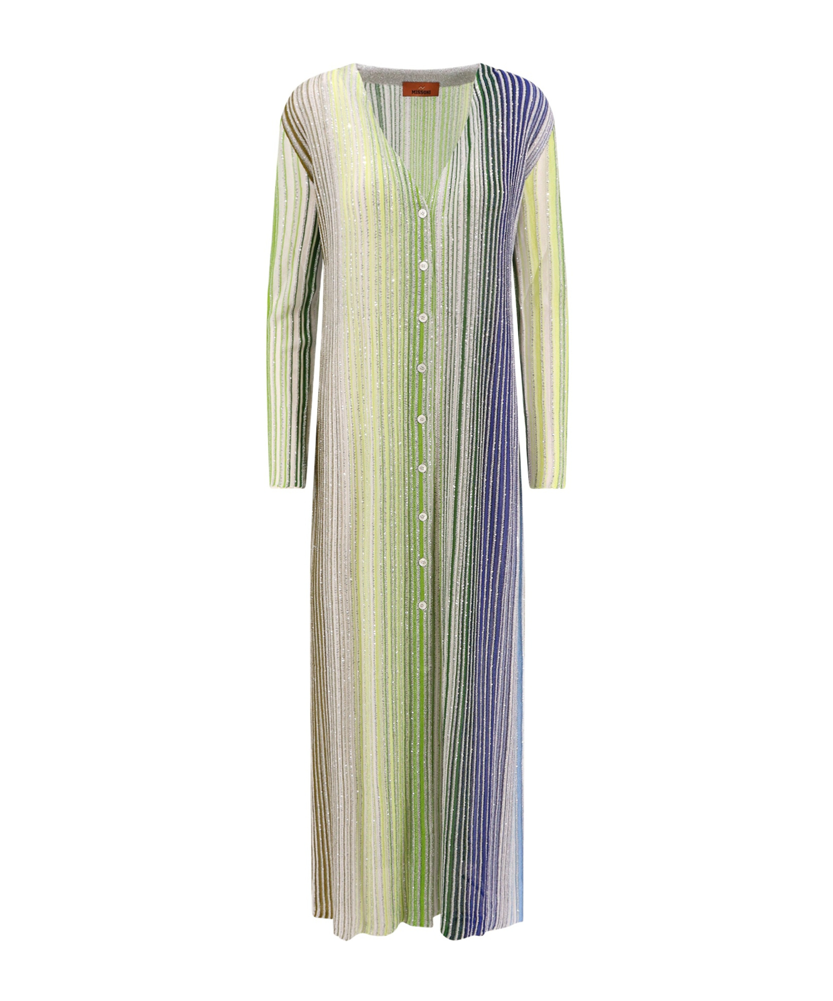 Missoni Striped Sequin Knitwear Cardigan In Multicolor