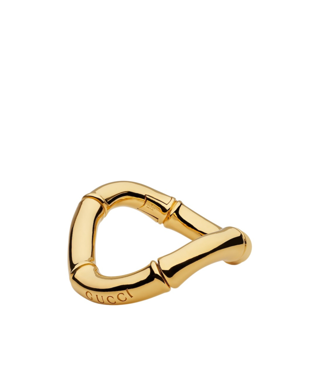 Gucci Bamboo Cuff Bracelet In Yellow