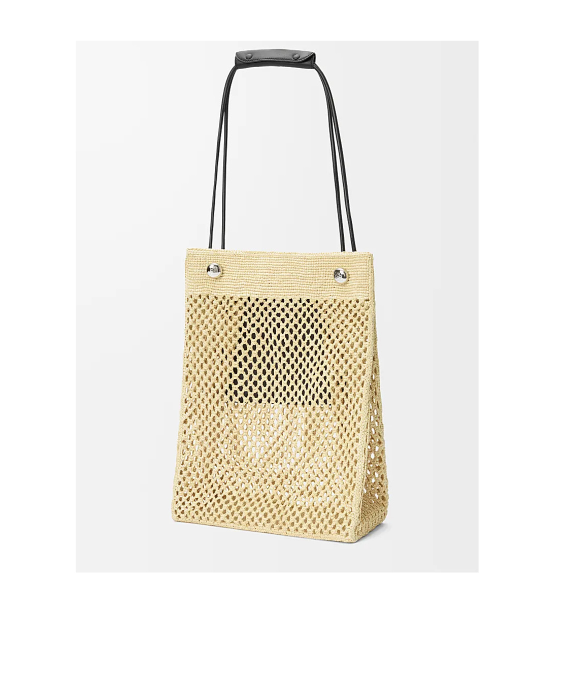 Loewe Pebble Hobo In Raffia In Natural