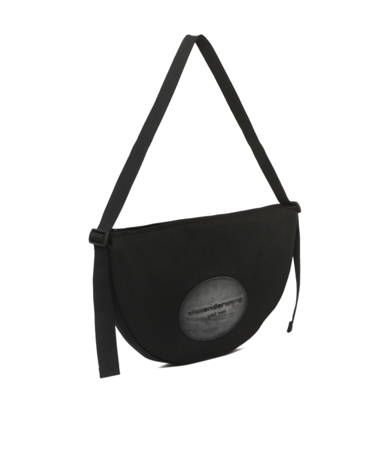 Alexander Wang Zippered Shoulder Bag In Black
