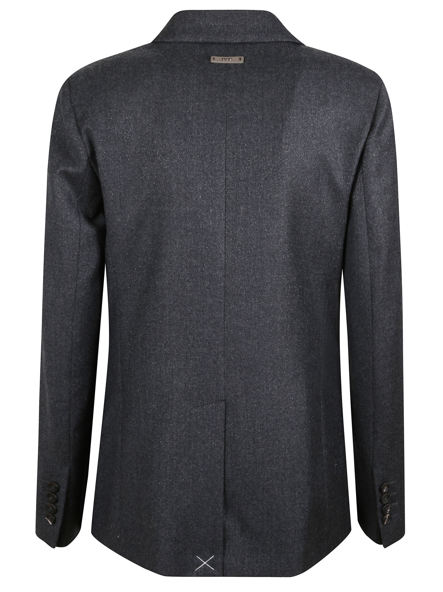 Peserico Long-sleeve Blazer In Black