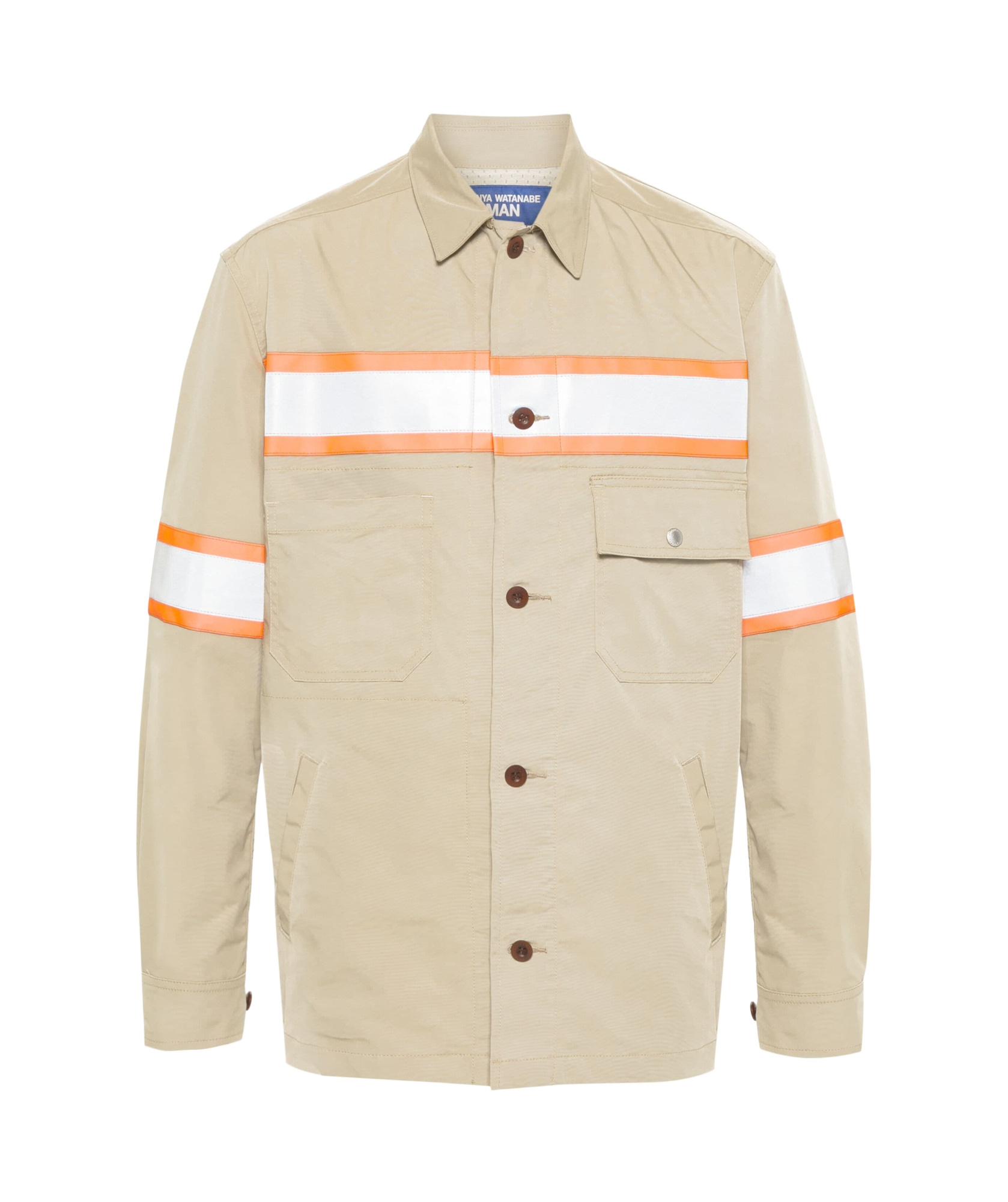 Junya Watanabe Long-sleeved Casual Jacket In Nude