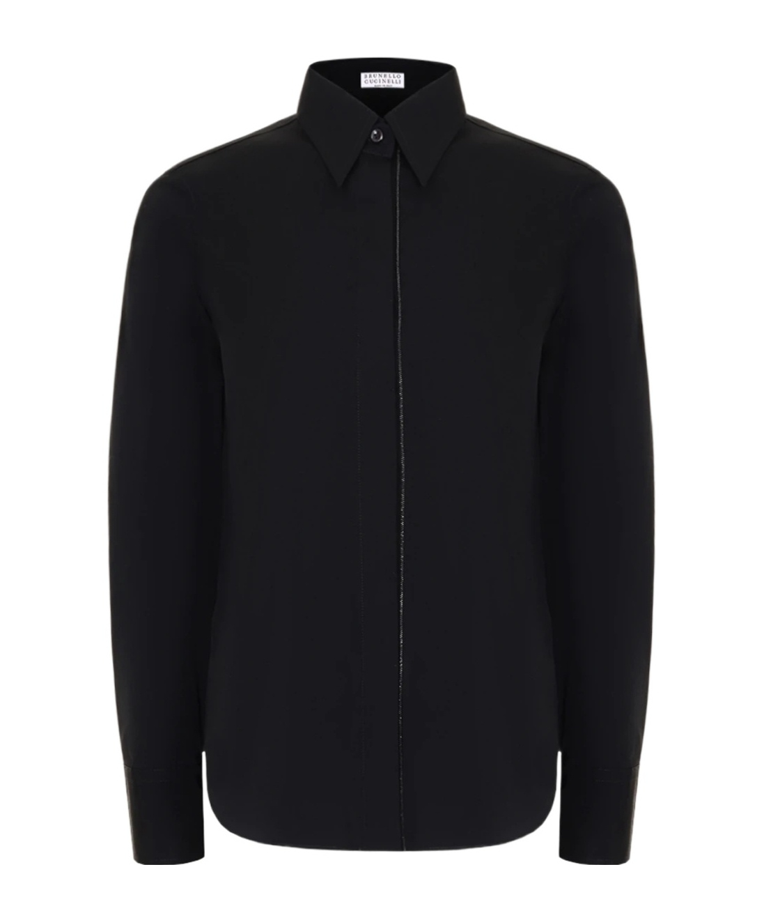 Brunello Cucinelli Long-sleeved Shirt In Black
