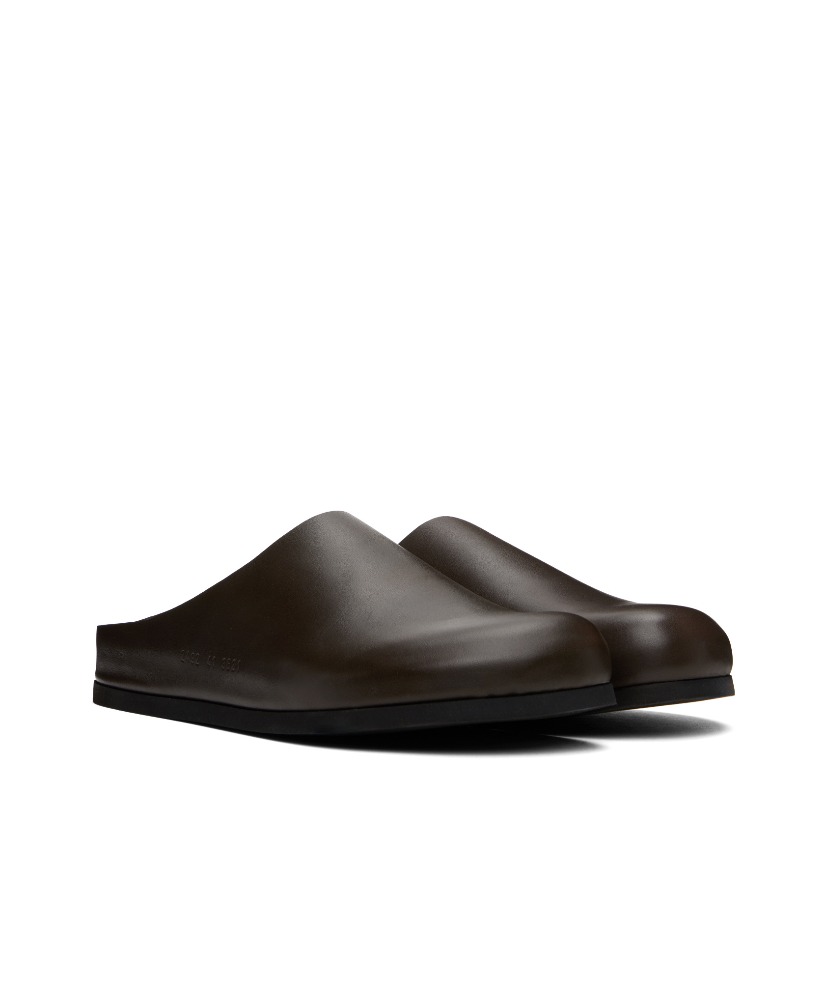 Common Projects Men's Leather Clogs In Black