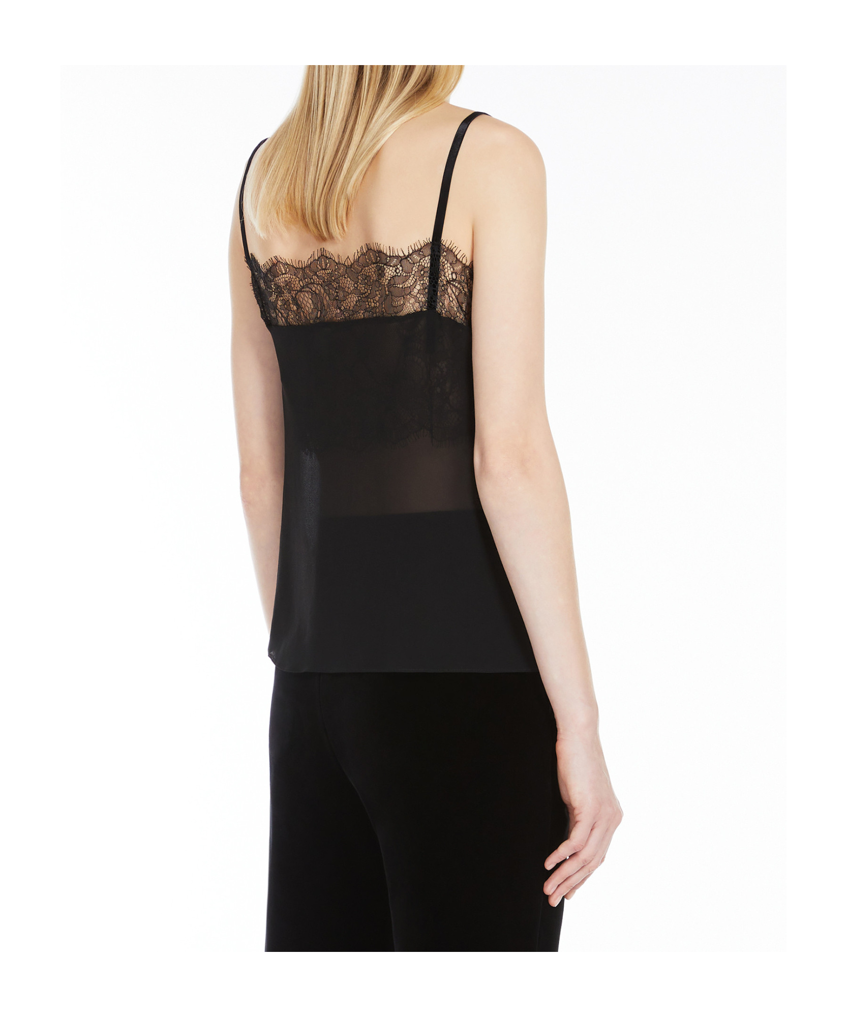 Max Mara Thin Shoulder Strap Sling In Black