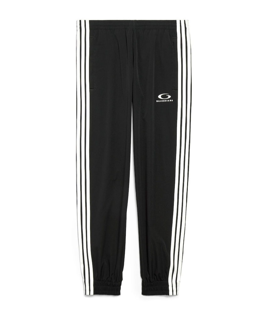 Balenciaga Elastic Waist Sweatpants In Black