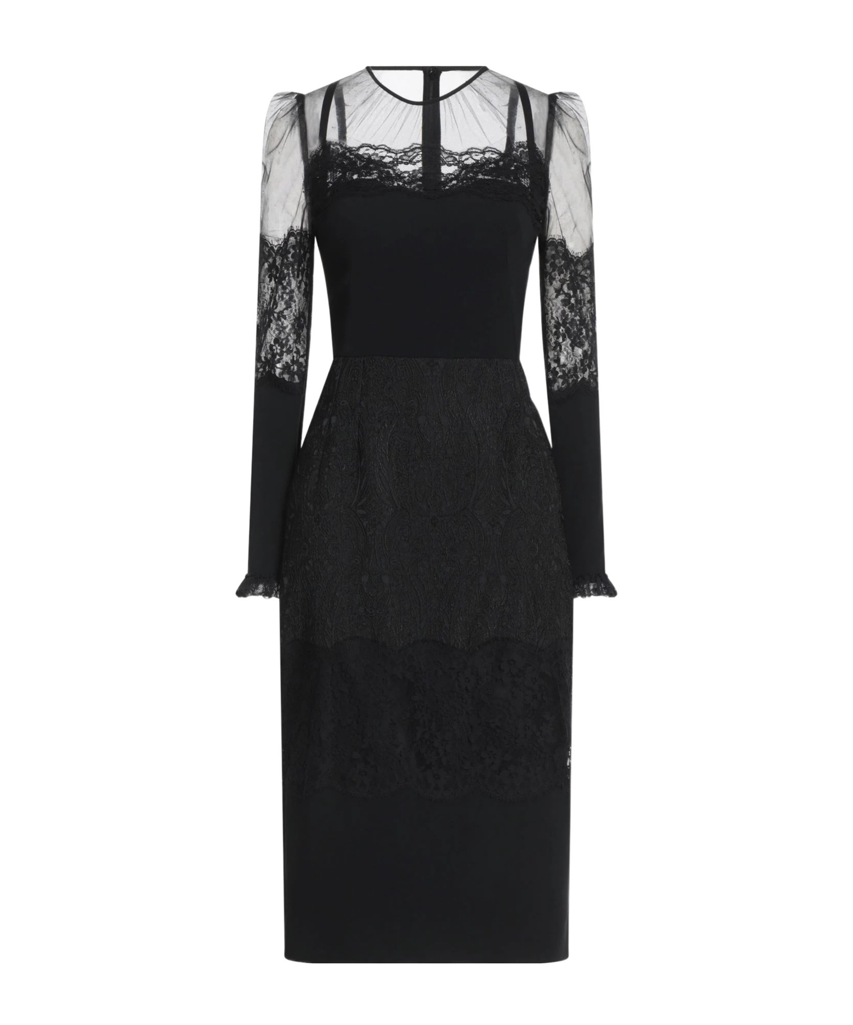 Dolce & Gabbana Midi Dress In Black