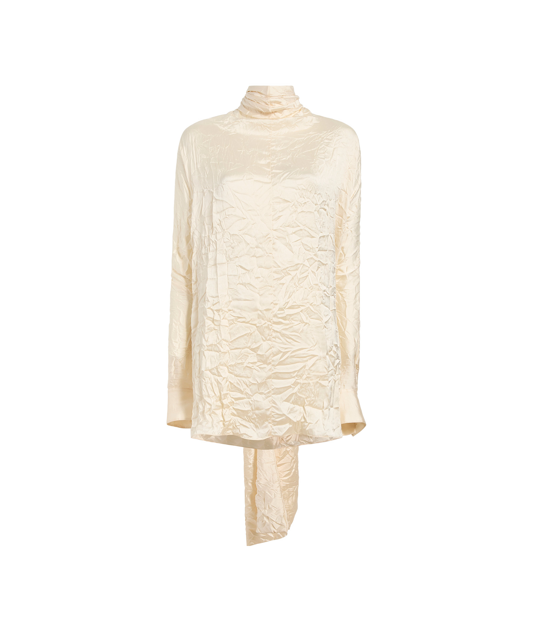Shop Khaite Bex V-neck Straight Hem Blouse In White
