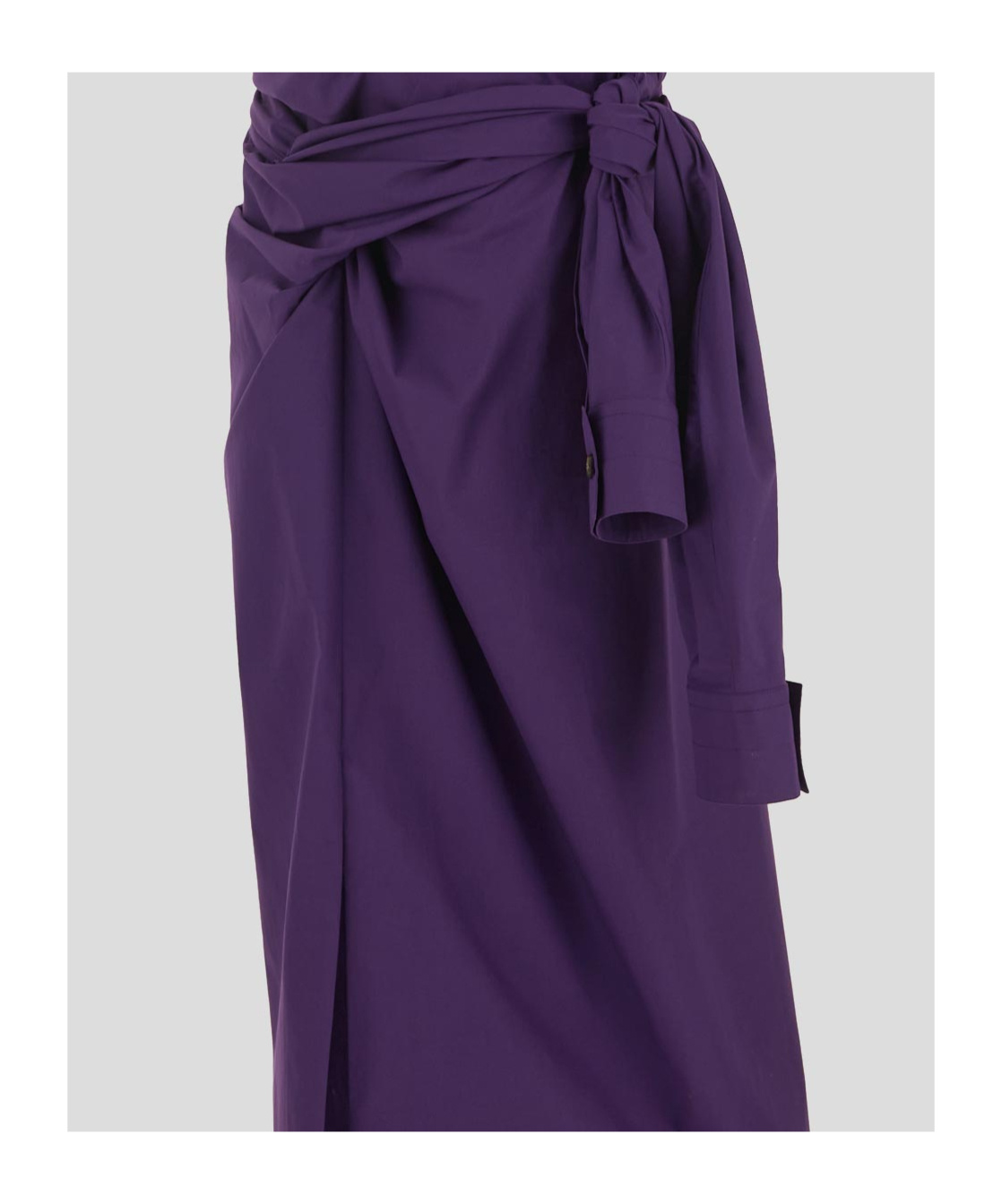 QUIRA HIGH-WAISTED GATHERED-DETAIL SKIRT