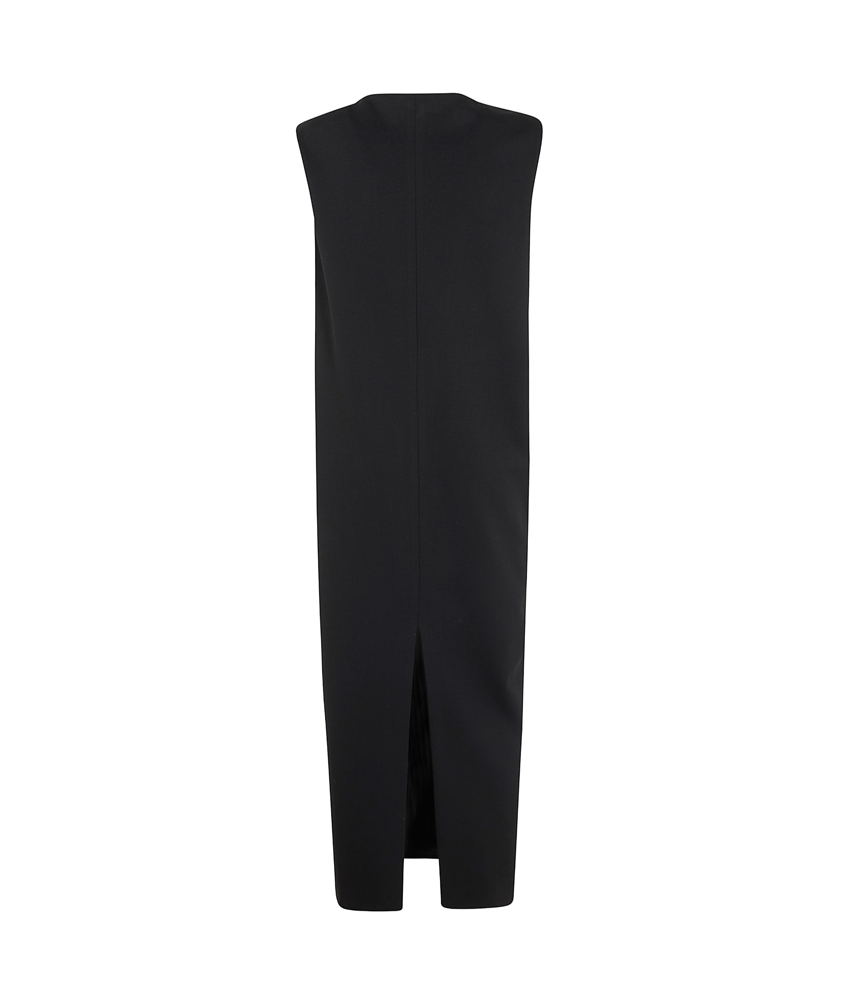 Khaite Crispin Draped Crepe Midi Dress