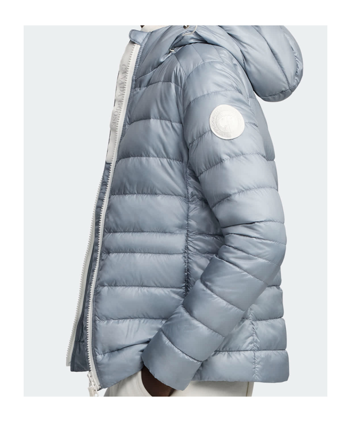 Shop Canada Goose Cypress Down Jacket In Gray