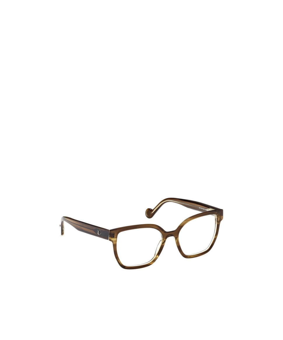 Moncler Logo Flat Mirror In Brown